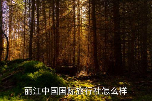 丽江中国国际旅行社怎么样