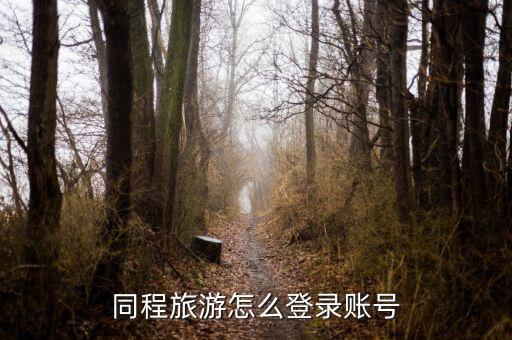 同程旅游怎么登录账号