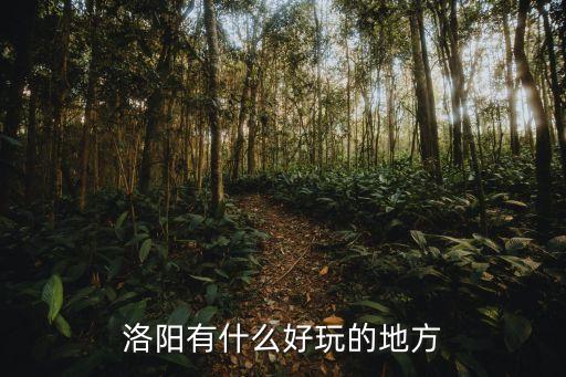 洛阳小众好玩的地方，洛阳便宜又好玩的景点有哪些