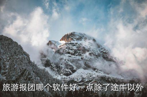 旅游跟团用什么软件好，旅游报团哪个软件好一点除了途牛以外
