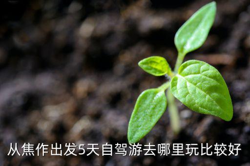 从焦作出发5天自驾游去哪里玩比较好