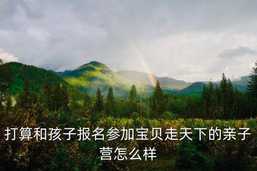宝贝走天下夏令营价格，夏令营怎么收费