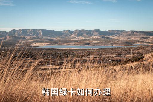 韩国绿卡如何办理