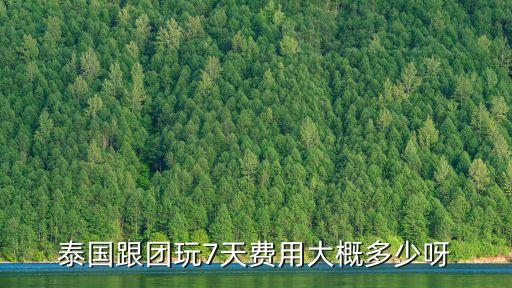 泰国跟团玩7天费用大概多少呀