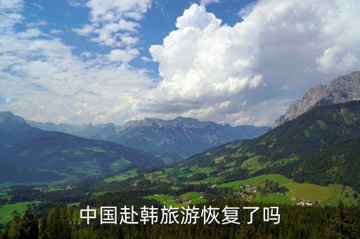 国际旅游业什么时候能恢复，中国赴韩旅游恢复了吗
