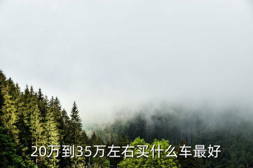 35万左右的车排行榜，35万左右车求推荐说轿车和SUV说下油耗安全性能