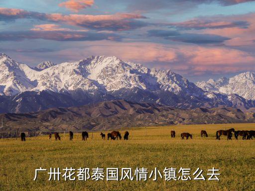 广州泰国景点，广卅花都泰国风情小镇怎么去