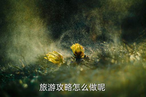 旅游攻略怎么做模板图片，点用PPT做简单的旅游计划