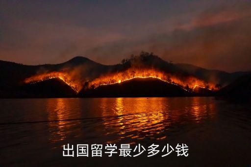 出国留学最少多少钱，出国留学最少多少钱