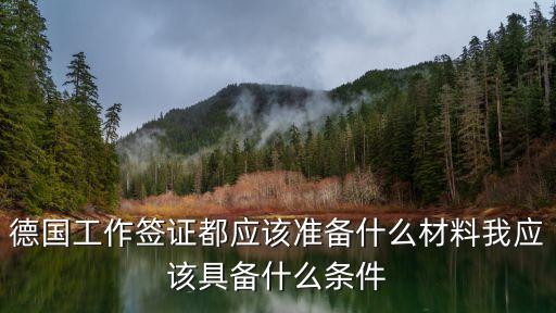 德国工作签证都应该准备什么材料我应该具备什么条件