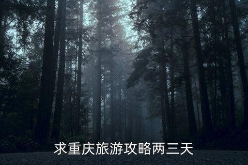 重庆旅游攻略ppt，重庆一日游攻略