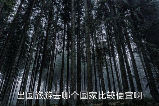 出国去哪个国家便宜好玩，出国旅游去哪个国家比较便宜啊