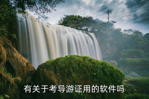 有关于考导游证用的软件吗