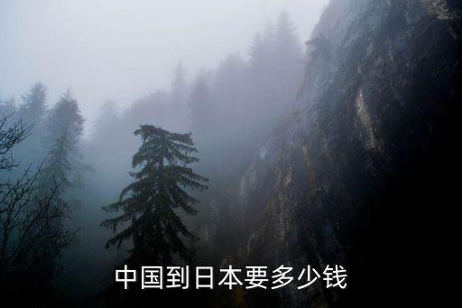 中国到日本要多少钱