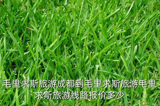 毛里求斯旅游成都到毛里求斯旅游毛里求斯旅游线路报价多少