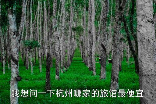我想问一下杭州哪家的旅馆最便宜