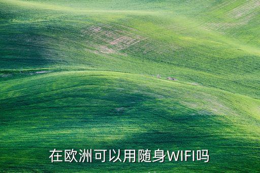 可用国外卡的随行wifi