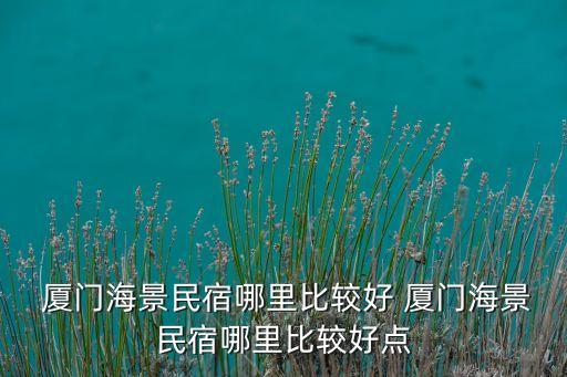 厦门国际会议中心酒店临近什么海