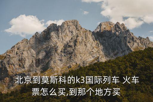 北京到国外火车票吗,国外火车票用什么软件