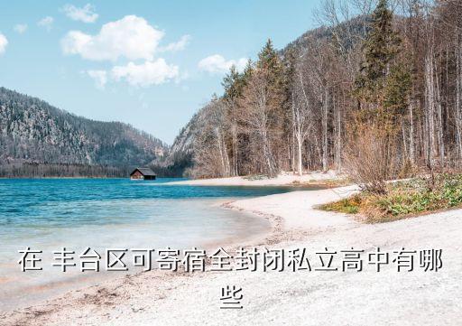 丰台有哪些国际学校,北京丰台丽泽国际学校怎么样