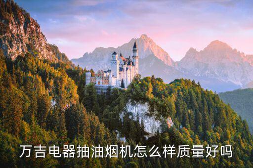 万吉电器，万先电器 的品牌荣誉和简介