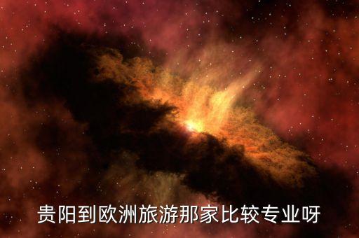 贵阳到欧洲旅游那家比较专业呀