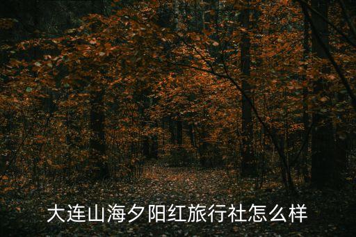 大连山海夕阳红旅行社怎么样