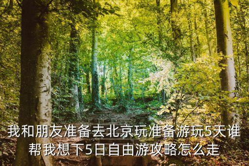我和朋友准备去北京玩准备游玩5天谁帮我想下5日自由游攻略怎么走