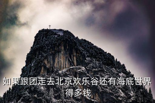 如果跟团走去北京欢乐谷还有海底世界 得多钱