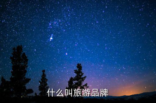 什么叫旅游品牌