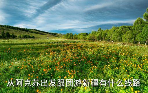 从阿克苏出发跟团游新疆有什么线路