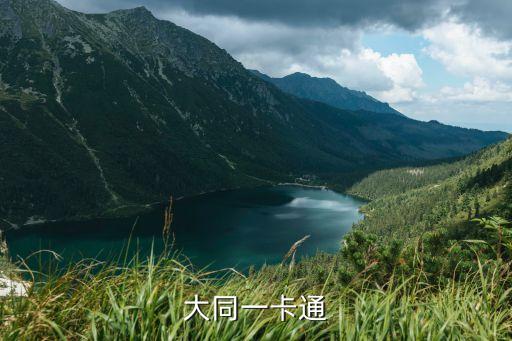 大同旅游一卡通官方网站，大同一卡通