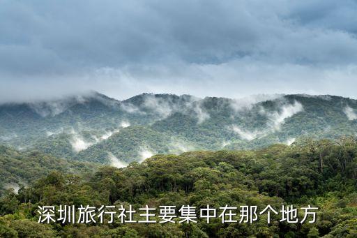 深圳旅行社主要集中在那个地方