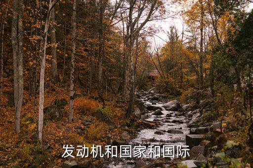 发动机和国家和国际