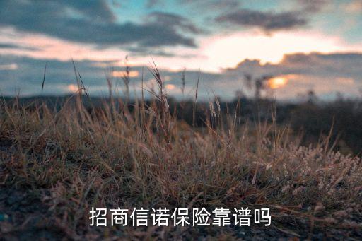 招商信诺保险靠谱吗