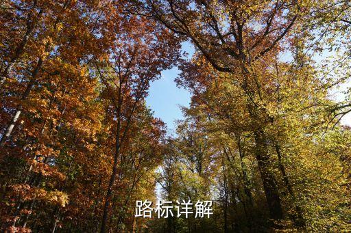 路标详解