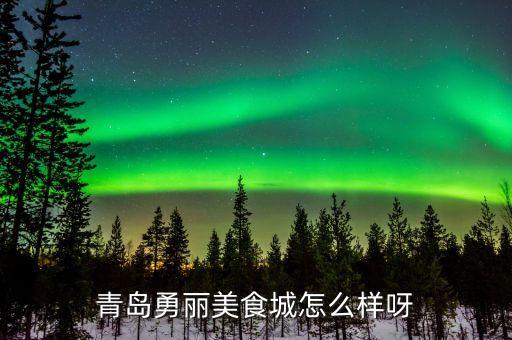 青岛勇丽美食城怎么样呀