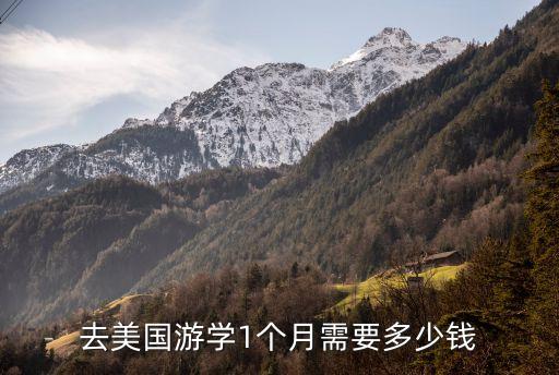 游学大概需要多少钱，去美国游学1个月需要多少钱