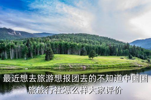 中国国旅恩施国际旅行社，最近想去旅游想报团去的不知道中国国旅旅行社怎么样大家评价