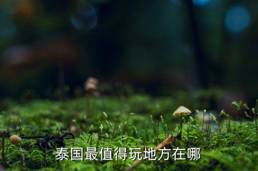 泰国最值得玩地方在哪