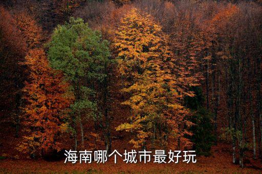 海南哪个城市最好玩
