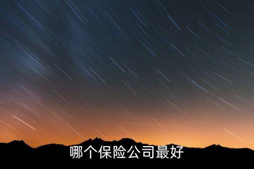 买哪家保险公司的保险好，哪个保险公司比较好