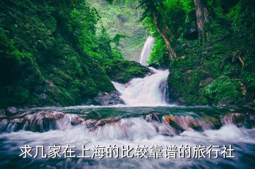 求几家在上海的比较靠谱的旅行社