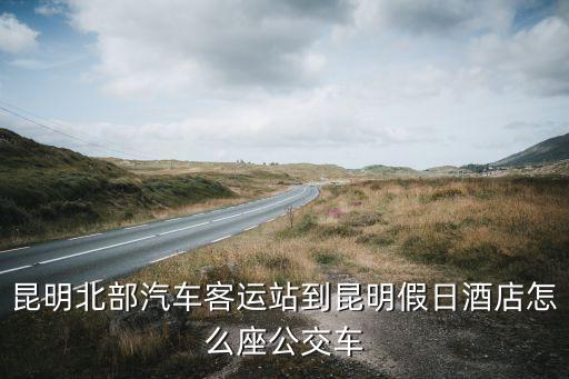 昆明北部汽车客运站到昆明假日酒店怎么座公交车