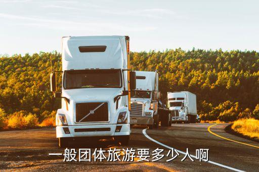 一般团体旅游要多少人啊