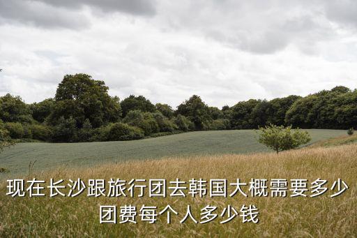 现在长沙跟旅行团去韩国大概需要多少团费每个人多少钱