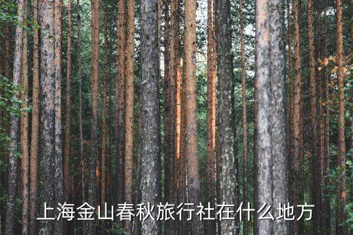 上海金山春秋旅行社在什么地方