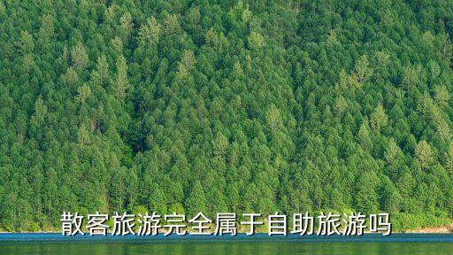 散客旅游完全属于自助旅游吗