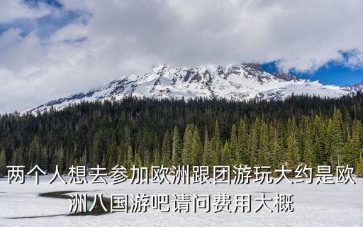 两个人想去参加欧洲跟团游玩大约是欧洲八国游吧请问费用大概