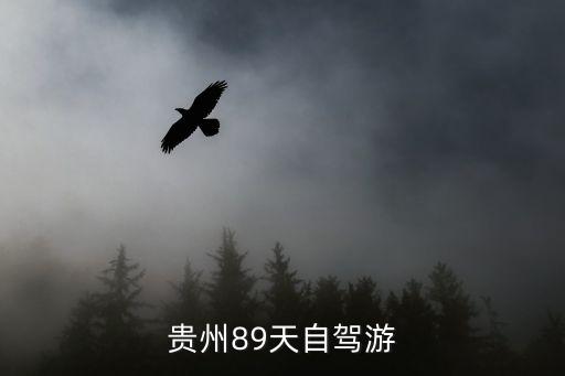贵州自驾游，去贵州自驾游最佳路线有哪些